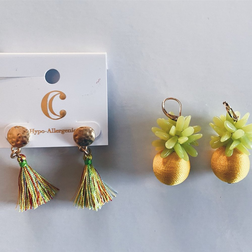 Summer Earrings // J. Crew & Charming Charlie